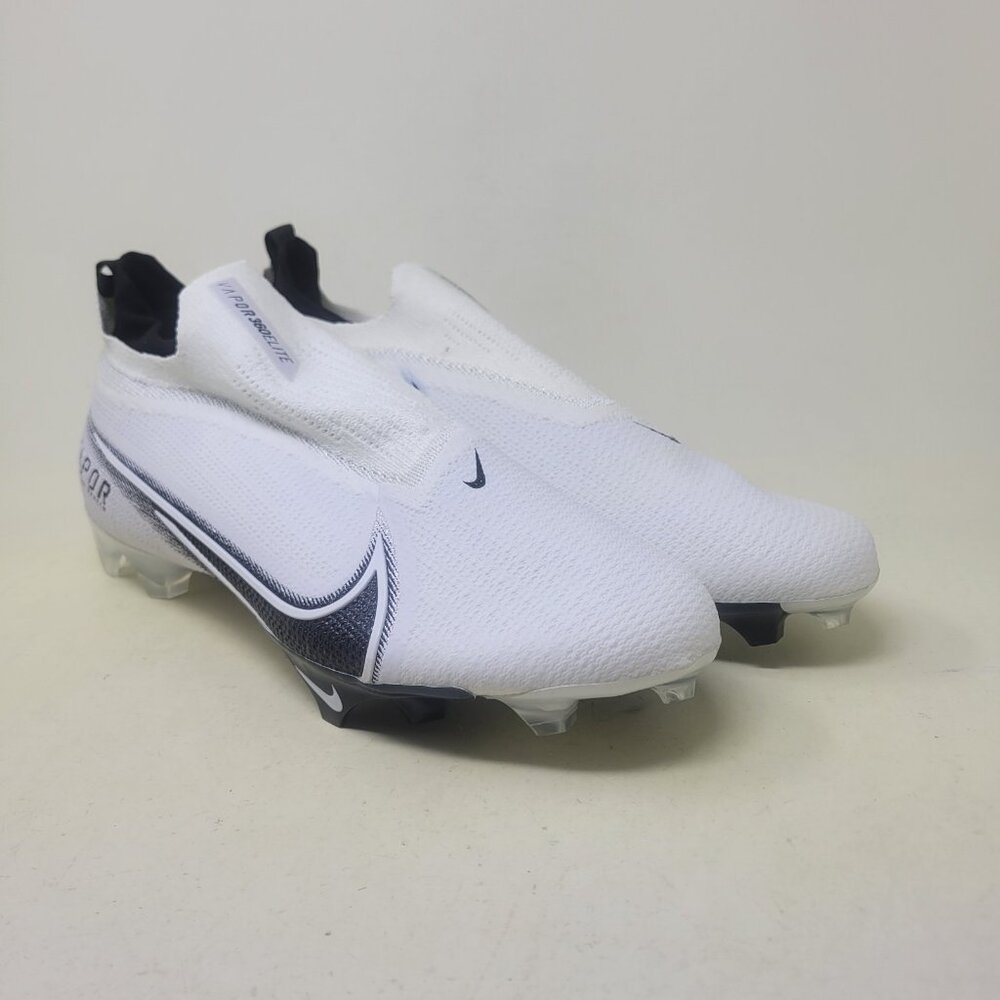 Nike Vapor Edge 360 Elite Football Cleats White Black Men's Size 15 CV6282-108